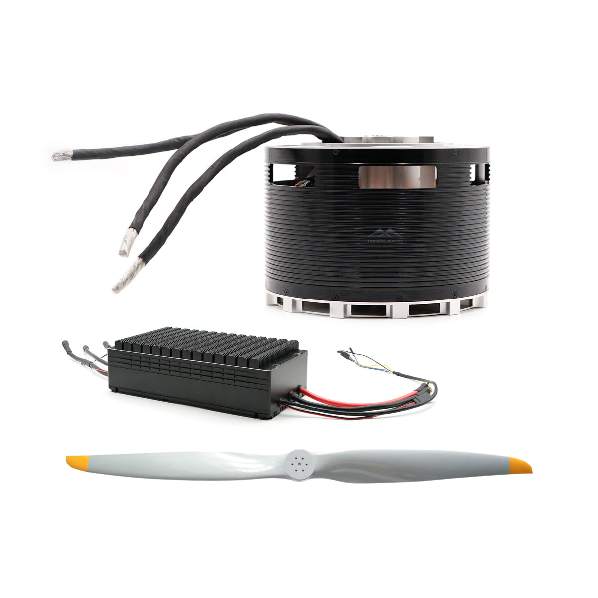 220KG Drone Propulsion System 240150 BLDC Motor 400V 160A Motor Controller and 78 Inch Propeller